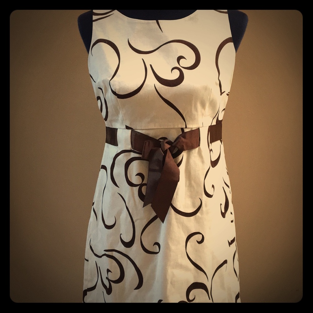 Petite ribbon sheath dress